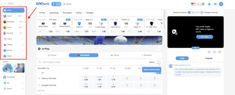 Người dùng nhấn nút đăng nhập để truy cập vào tài khoản 8XBET sau khi hoàn tất thông tin